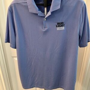 Nike Men’s Periwinkle Polo with Bud Light Seltzer Embroidery
